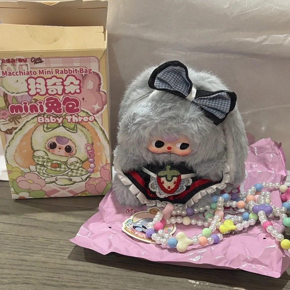 Baby Three 3 Lily Rabbit Town Macchiato Mini Rabbit Bag Mystery  Blind Box